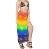 Customized pareo Hawaiian bath towels and beach towels Lavalava sarongs Lungi Qni shawl style from South Pacific island countries Item Picture